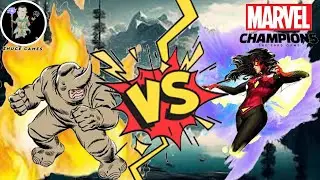 PARTIDAZA DE 10 MINUTOS ENTRE SPIDER WOMAN Y RHINO!!