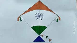 Cute kite drawing 🪁😱☺️#drawing#shorts#oilpastel#kite#art #easy#painting#kidsdrawing#viral#trending