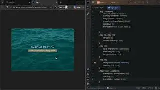 Create Stunning CSS Hover effect on Image card! Just code no distruction