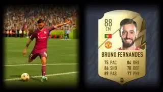 FIFA 22 BRUNO FERNANDES 88 PLAYER REVIEW