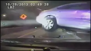 New video shows suspect after high-speed chase, crash