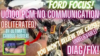 Ford Focus ECM U0100, нет проблем со связью УНИЧТОЖЕНО ULTIMATE CANBUS тестером Шокирующая причина!