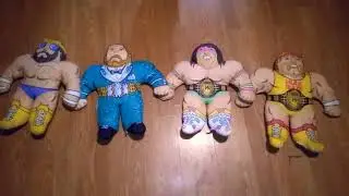 I Finally Have All Four of the Original Tonka WWF Wrestling Buddies! Hulk Hogan, the Ultimate Warrio