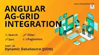 Angular 13 | Ag-Grid Integration | 05 | Dynamic Data Source | codingindian.com