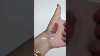 Lipstick under 300 Insight 💄 #lipstick #lipstickswatches #brownlipstick #nudelipstick#indianbrand