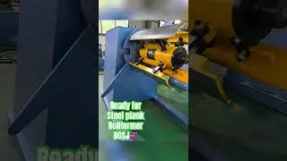 Ready for steel scaffold plank walkboard rollformer ,powered by BOSJ✅ #rollformmachine