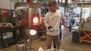 Worcester Glassworks in Maui glassblowing