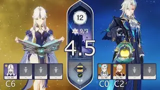 Ningguang SOLO / Neuvillette C0 & Kazuha C2 DUO No Signatures: Abyss 4.5 Floor 12 | Genshin Impact