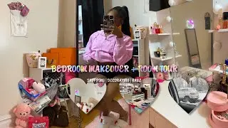 BEDROOM MAKEOVER + ROOM TOUR | new years reset, shopping & decorate w me