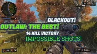 COD Blackout - OUTLAW 14 kills solo victory. Impossible shots!