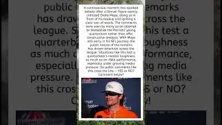 Drake Maye Targeted After Harsh Comments From Denver Figure 🏈🔥