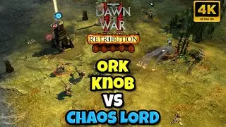 Ork Kommand Nob Takes on the Chaos Lord!  Dawn of War 2 Elite 1v1 #dow #dawnofwar #rts #rtsgameplay