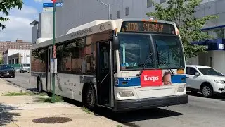 Inwood-220th St Bound 2009 Orion VII NG HEV 4370 M100 Bus From 127th St To Amsterdam Av