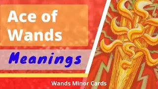 Ace of Wands - Thoth tarot minor arcana divination meanings