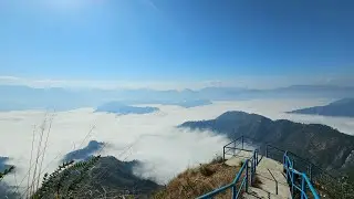 Dhading Shiddalek temple morning view ghugham#viewpoint#dhading#morningview 