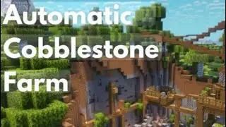 Make a cobblestone farm in Minecraft survival pe 