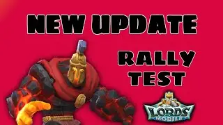 Lords Mobile - NEW UPDATE TEST INF REIN TRAP VS FULL MYTHIC CAV T5 RALLY