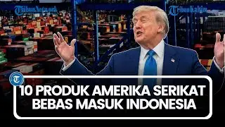 Tanpa Biaya Tarif Impor, ini 10 Produk Amerika Serikat Bebas Masuk Indonesia