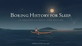 Boring History For Sleep | 😴 Fall Asleep to Polynesians' Ocean Navigation | Gentle Storytelling