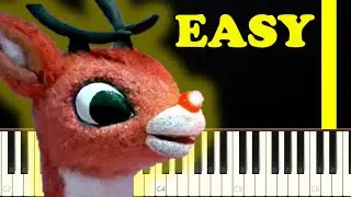 🎹 Rudolph the Red-Nosed Reindeer Piano Tutorial | Holiday Piano Lesson!