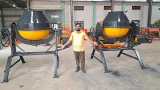 CONCRETE MIXER MACHINE STAND TYPE SHREE ENGINEERING COIMBATORE 9843411156