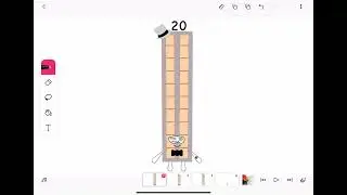 Dougal Flopguy In Numberblock 20 Form
