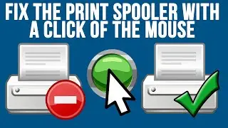 How to Reset the Windows Print Spooler Service with a Click of the Mouse