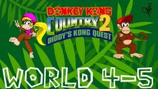 Donkey Kong Country 2 -- World 4-5: Mudhole Marsh