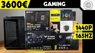 [Montage PC] Gaming QHD 165 Hz dans boitier aquarium : le look Asus TUF !