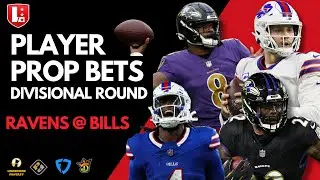NFL Playoffs Player Prop Picks Divisional Round | Baltimore Ravens @ Buffalo Bills Best Bets