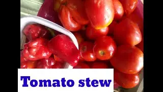 How To Make Nigerian Tomato stew base