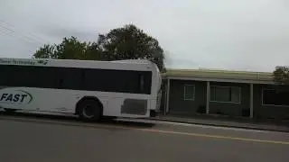 Fast Transit 09626 on route 2E Turning The corner