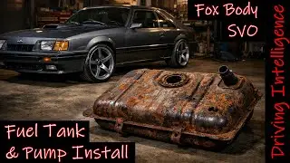 How To Remove Rust From Auto Fuel Tank:  Fox Mustang SVO: & Install Fuel Pump
