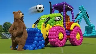 Creative JCB Mascot Performance on Football Field | Popular Vibrato | Co-Produced