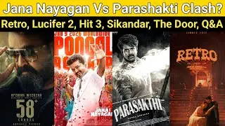 Jana Nayagan Vs Parashakti Clash | Retro, Sikandar, Lucifer 2, Hit 3, Agathiyaa OTT
