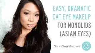 Easy Dramatic Cat Eye for Monolids/Asian Eyes