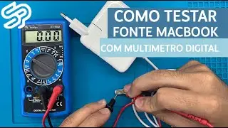 COMO TESTAR FONTE MACBOOK PRO MAGSAFE USANDO MULTIMETRO - SIMPLES E FÁCIL