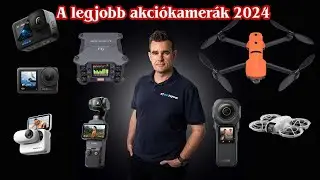 A legjobb akciókamerák, drón, hangfelvevő 2024