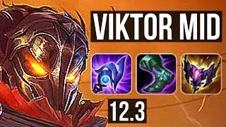 VIKTOR vs AHRI (MID) | 65% winrate | EUW Master | 12.3
