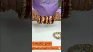 #beautiful party wear bangles set #handmade lakh bangles #desiner bangles set @aruna bangles