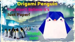 Easy Origami Animal: Penguin &ndash; Cute & Fun