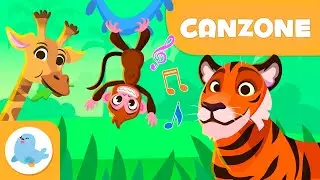 🎶 CANZONE degli ANIMALI SELVAGGI per bambini 🦁🐘🐒  Il tuo lato selvaggio