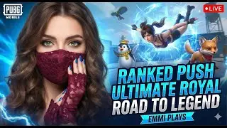 CHALLENGES FOR 2k| ULTIMATE ROYAL RANK PUSH | ROAD TO LEGEND  | PUBG MOBILE LIVE WITH EMMI PLAYS
