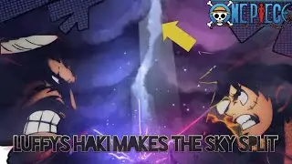 One piece chapter 1026 - Luffy's haki splits the sky!! Orochi still alive??.