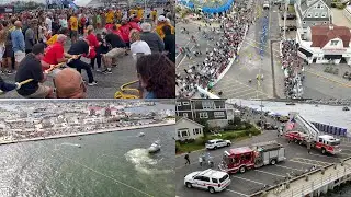 Tug Of War Across The Manasquan Inlet Intracostal Tug 10-9-21