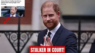 SHOCK in Court: Prince Harry&rsquo;s Stalker Sat Just METRES Behind Him Inside the Courtroom
