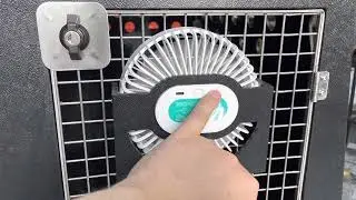 Pro-Cool rechargeable dog crate fan by DT-Boxes