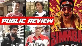 Simmba Public Review | First Day | First Show | Ranvee & Sara | Rohit Shetty