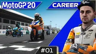 OUR JOURNEY STARTS HERE! MOTOGP20 Career Mode #1 Moto3 Race 1/20 Losail