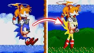 Sonic 2, but Sonic 3 Prototype Hanging Animation! [Sonic 2 Absolute Mods]